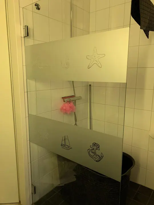 Etsfolie in de badkamer